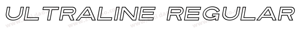 UltraLine Regular字体转换